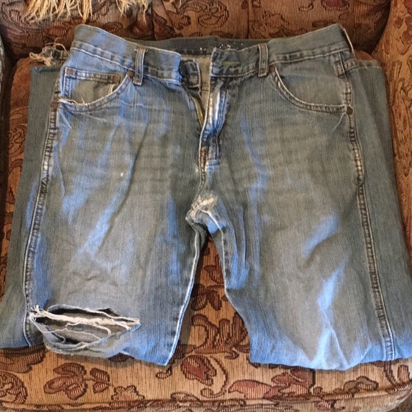 Mens Wrangler Retro Slim Straight Jeans - Picture 3 of 7